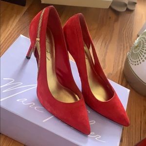 March Fisher Red Suede